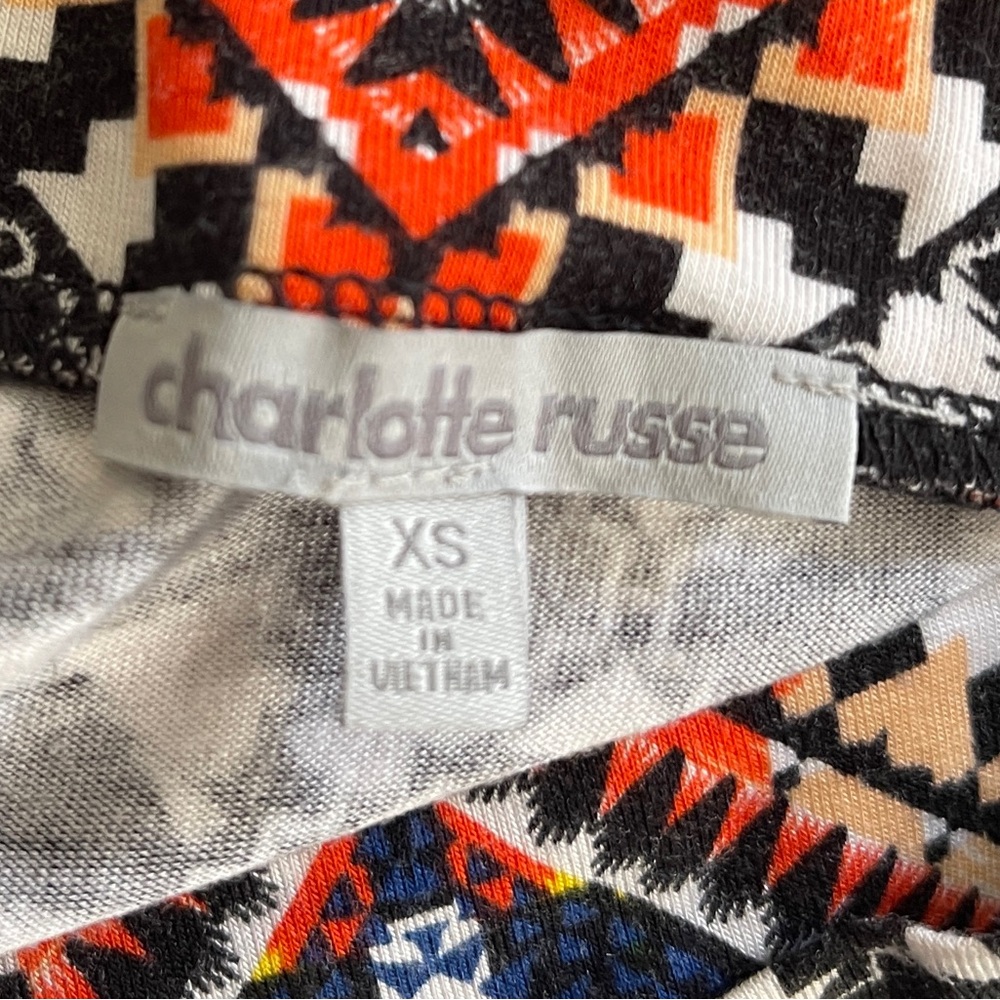 Charlotte Russe Colorful Geometric Maxi Skirt - Picture 4 of 5